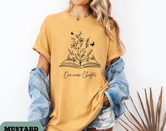 Cadeau pour amoureux des livres, cadeau pour un ver des livres, Un chapitre de plus, chemise pour amoureux des livres, design de livre mignon, chemise confortable pour amateur de livres, chemise ver de livre