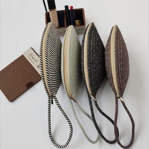 Bolso de mano tejido a mano, bolso de mano portátil, bolso de mano, bolso de mano tejido con cuerda de algodón, elegante bolso para teléfono, bolso de maquillaje, bolso compacto para llevar todo para salidas, regalo