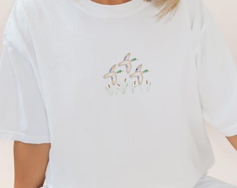 Embroidered Mallard Duck Shirt, Mallard Lover Tee, Mallard Duck Print Shirt, Mallard Design Tee, Duck Lover Shirt, Comfort Colors Tee