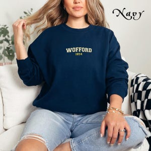 Embroidered Wofford College Sweatshirts, Graduation Gift Ideas, Celebrate Wofford College with Est. 1854 Apparel, for Wofford College Alumni