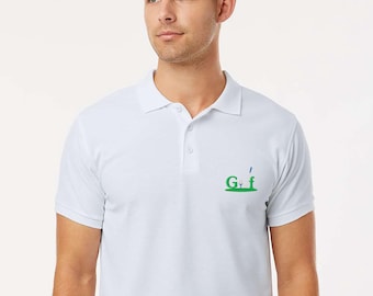 Embroidered Golf Polo Shirt, Golf Lover Shirt, Golf Clubs Shirt, Mens Golf Gift, Golf Dad Shirt, Father’s Day Shirt, Golf Par Shirt