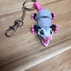 Articulating Opossum Keychain | 3d printed Opossum Keychain | Possum