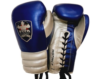 Keep Fighting INSTINCT Boxing glove (Handcrafted Leather)