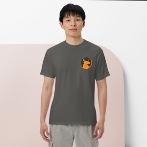 Bitcoin Bull t-shirt (premium heavyweight cotton, unisex)