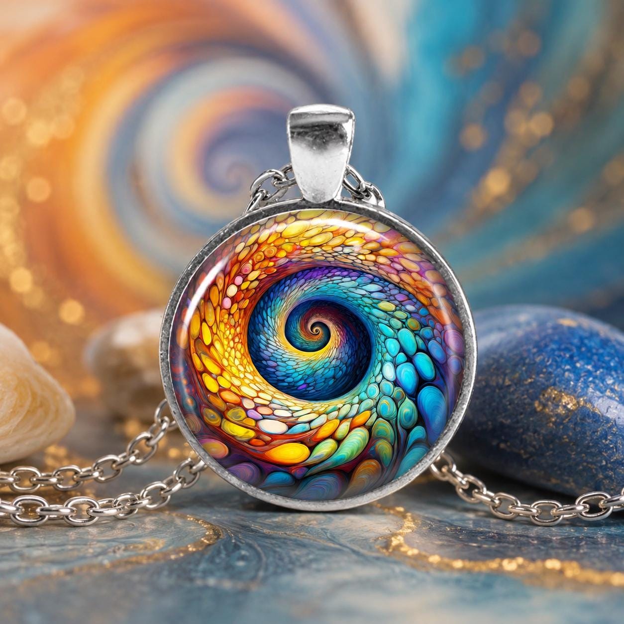 Psychedelic necklace - Etsy 日本