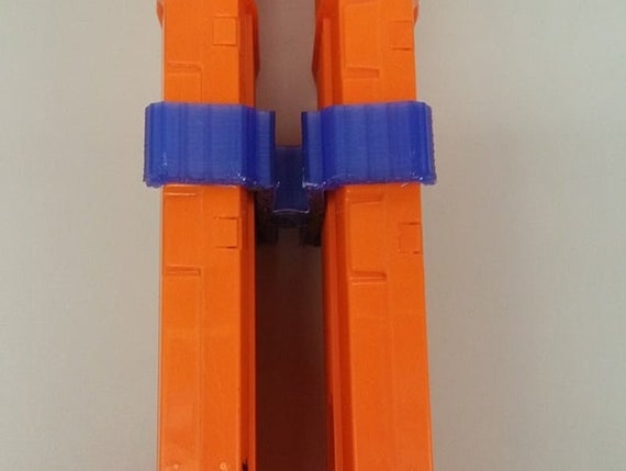 2-Pac 2 x Stryfe Dart Gun Dual Maganize Holder Clip Custom Part for NERF Stryfe