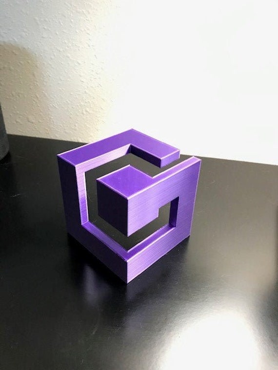 Nintendo Gamecube Official Logo Display Brand Iconic Collectible - Etsy