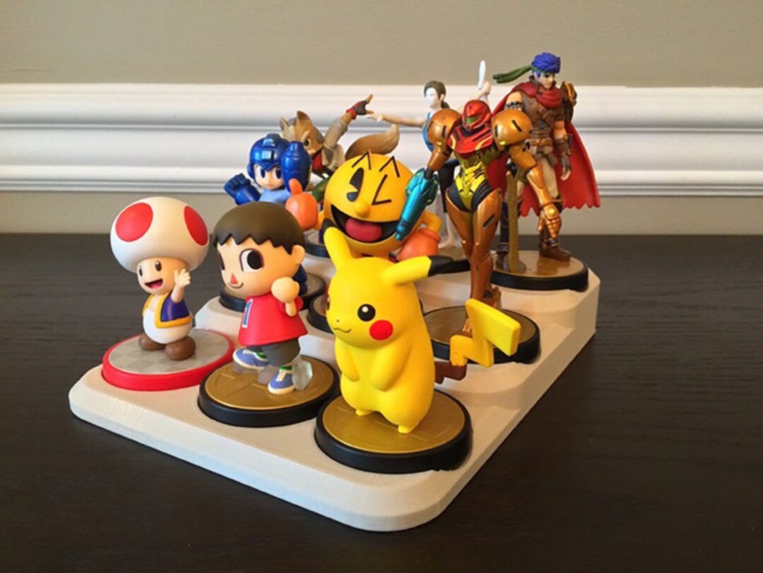 Nintendo Amiibo Storage Display Tray NFC Action Figures Game Etsy