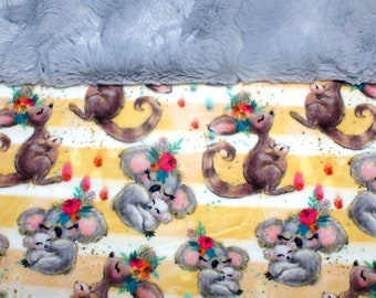 Snuggle Sack, Pouch for Guinea Pig, Hamster, Sugar Glider, Mice, Rat,  Hedgehog - 11" x 12"