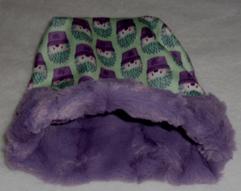 Ultimate Luxury Cuddle Hedgehog - Snuggle Sack- Pouch for Hedgehog - 9"x9"