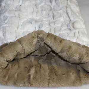 Guinea Pigs Snuggle Sack- Pouch for Guinea Pigs - Frosted Lynx with Truffles Lining- 11&quot;x12&quot;