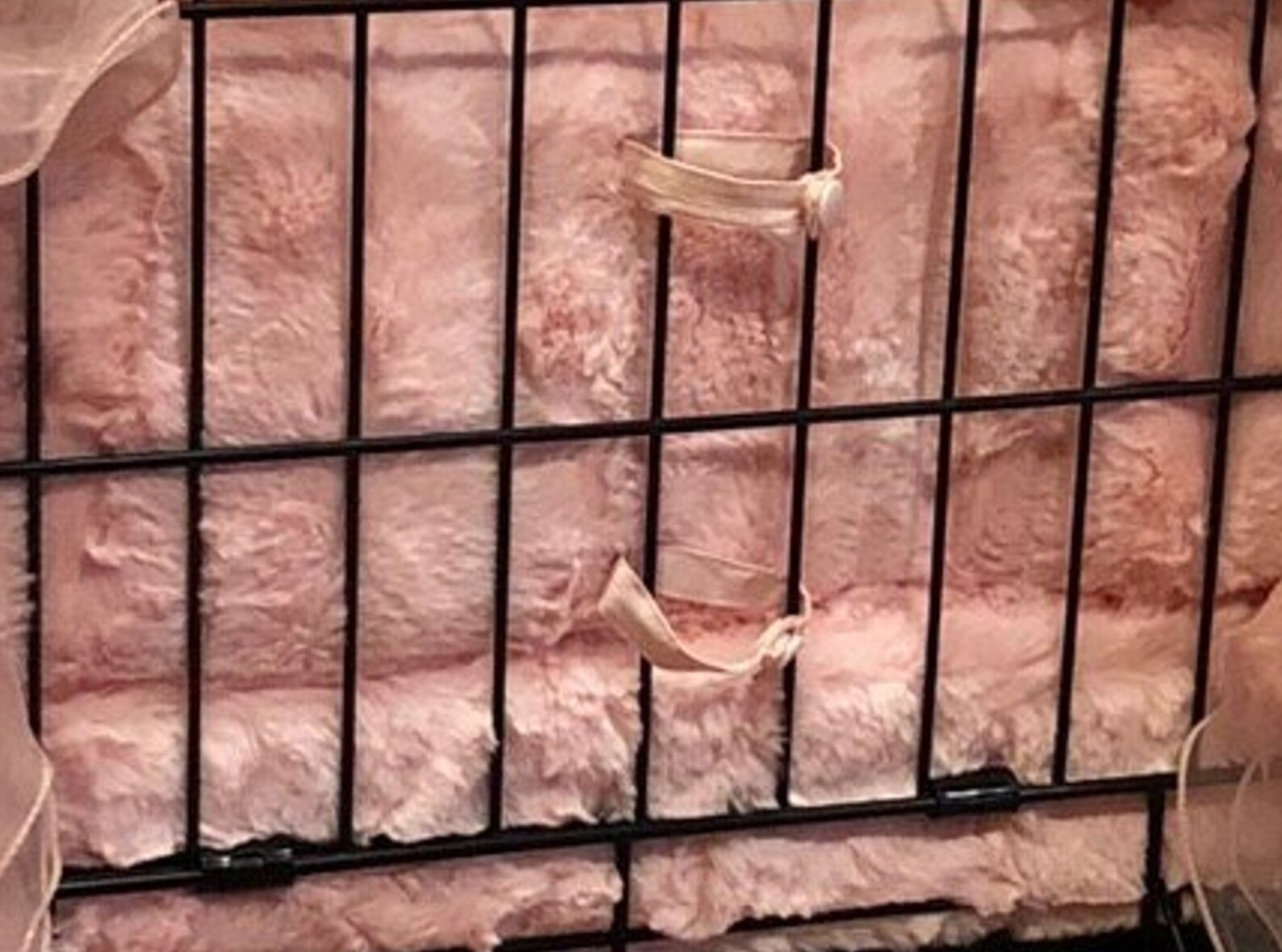 Dog Crate Bumper Pads Dog Kennel Bumper Pads Minky Fur Etsy