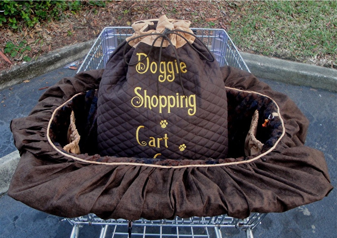 dog-cart-cover-shopping-cart-cover-dogs-pets-faux-fur-etsy
