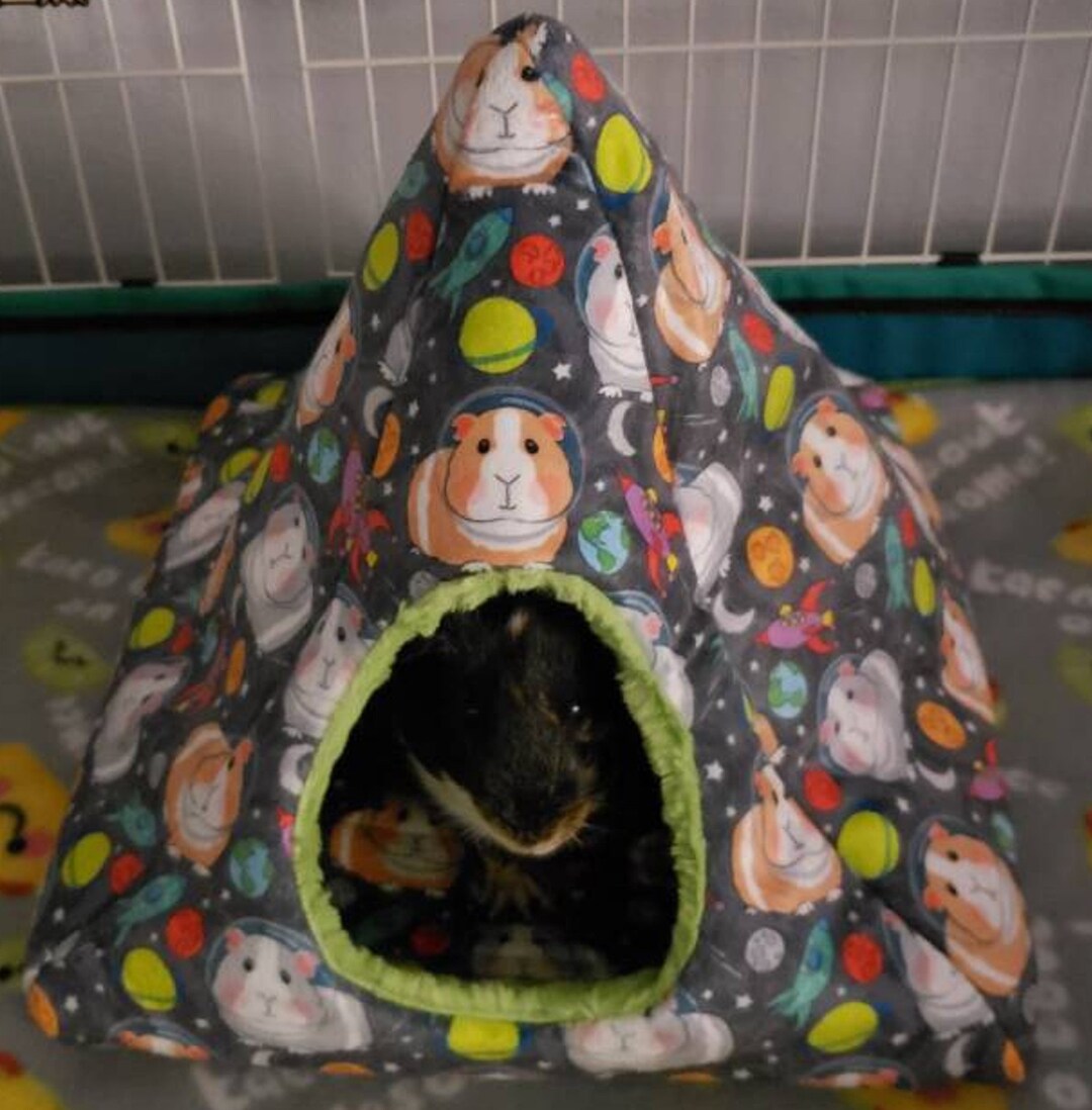 Guinea Pig Teepee Tiny Pets Tent Piggy Hideout Small Etsy
