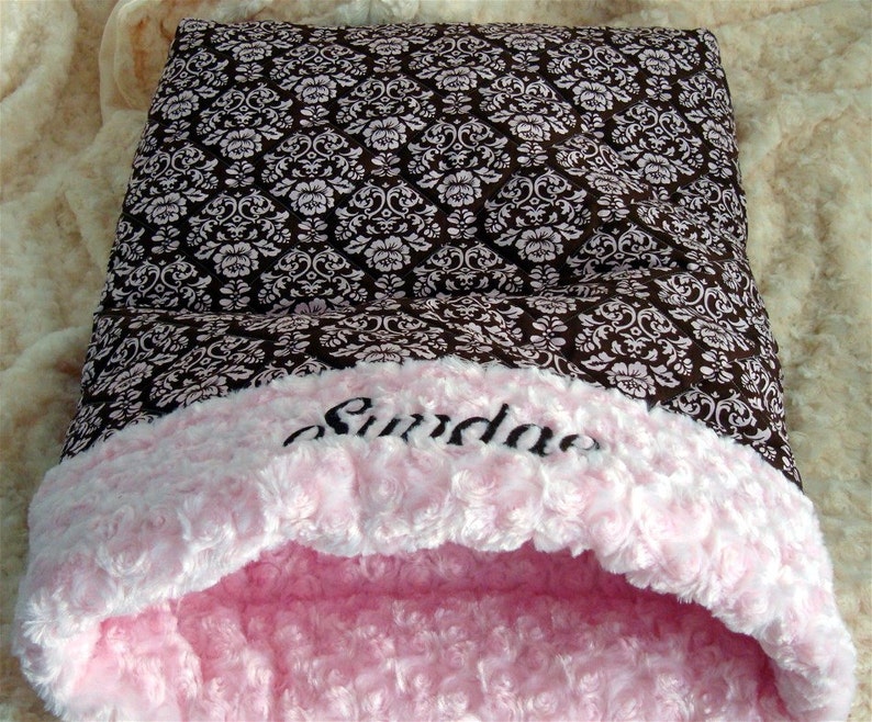 Dog Bed Cabbage Rose Snuggle Sack Several Sizes Includes Etsy