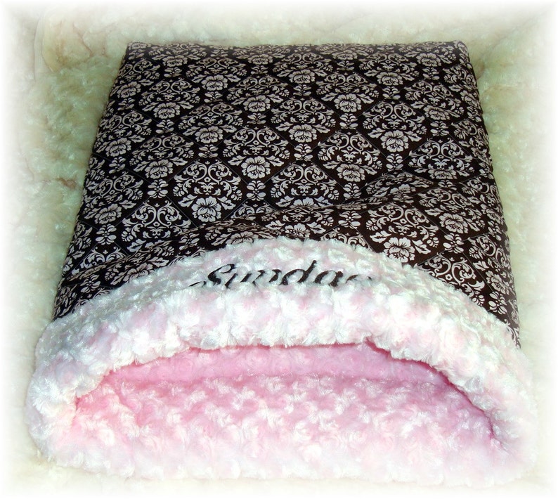 Dog Bed Cabbage Rose Snuggle Sack Several Sizes Includes Etsy