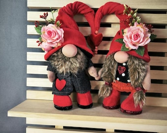 Patrón de costura para gnomos de San Valentín (Patrón PDF)