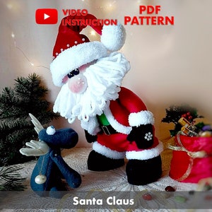 Santa Claus Gnome Sewing Pattern: DIY Scandinavian Christmas (PDF Pattern)