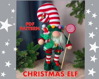 Christmas Elf Sewing Pattern: DIY Scandinavian Gnome (PDF)