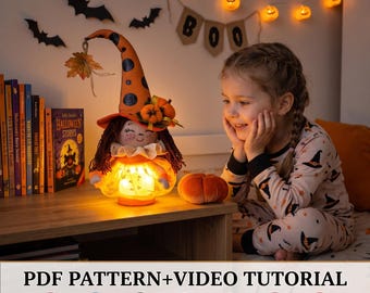 witch lantern sewing pattern – pdf pattern + video tutorial