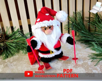 Santa Claus Gnome Sewing Pattern: DIY Christmas Decoration (PDF Pattern)