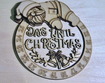DIY Malen Sie Ihre eigene Countdown-Weihnachtsverzierung