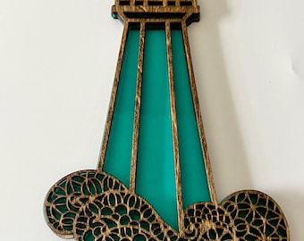 Lighthouse Suncatcher/ window decor/ garden decor/ AVAILABLE IN 2 SIZES!