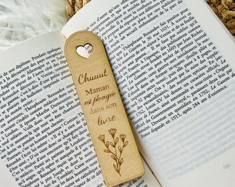 Marcador de madera - regalos personalizados