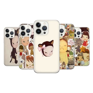 Etui na telefon YoshitomoNara Collage, eleganckie i urocze, na iPhone&#39;a 17 16 15 14 13 12 11 Pro Max 8 Plus X, Samsunga S24 S23 S22 S20 Ultra