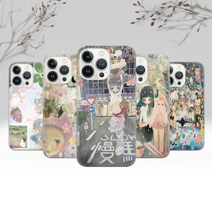 Aya takano Handyhülle, Preppy and Cute Aesthetic, iPhone 16 15 14 13 12 11 Pro Max 8 Plus X, Samsung Galaxy S24 S23 S22 S20 Ultra
