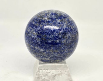 Lapis Lazuli Gemstone Sphere Crystal Ball (Stand not included)