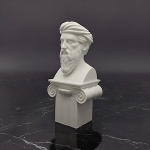 Pythagoras of Samos Statue, Decorative Pythagoras Statue, Greek Thinker Pythagoras, Mathematician Pythagoras, Home and Office Decor,