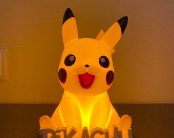 Lampe de nuit Pikachu, lampe décorative, lampe de table pour chambre d'enfant