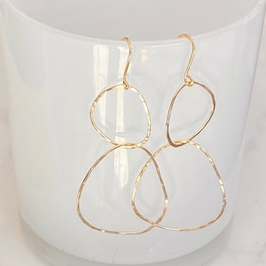 River rock earrings image 2