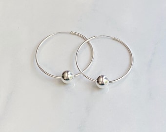 Medium modern ball hoops-ss