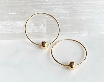 Medium modern ball  hoops