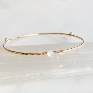 Magical moonstone bangle