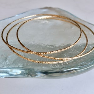 Textured layering bangle-1 bangle