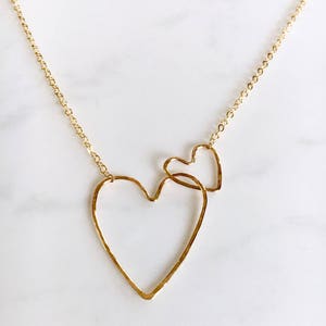 Interlocking hearts necklace image 1