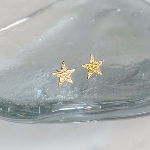 Lucky star stud earrings