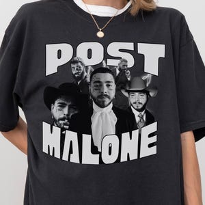Vintage Post Malone Bootleg Comfort Colors Unisex Shirt, Country Music Tshirt,Malone Rap Music, F1 Trillion Tour, Posty Rapper Posty Tee