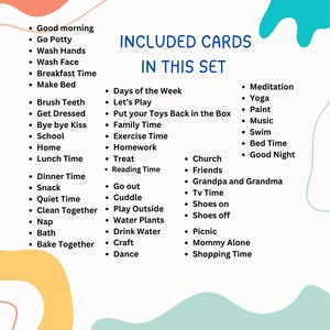 DAILY ROUTINE CHART, Visual Schedule Toddler Kids Routine Chart ...