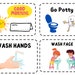 DAILY ROUTINE CHART, Visual Schedule Toddler Kids Routine Chart ...