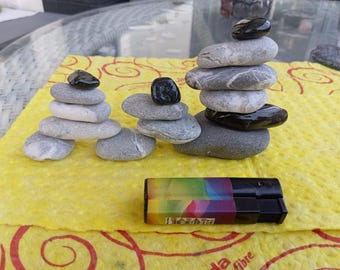 Harmony Beach Stones | Calming Sea Pebbles | Balancing Zen Rock Collectionranquility Stones Kit |Stone Stacking | Sea Pebbles Meditation Set