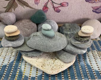 Zen Beach Pebbles for Balancing and Stress Relief Sea Stones for Meditation and Relaxation  Meditation Rocks Set  Balancing and Inner Peace