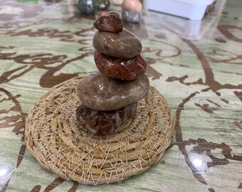 Meditation stone set Balancing stones Stone stacking Beach stone Beach pebbles Balancing stone set Sea stone set