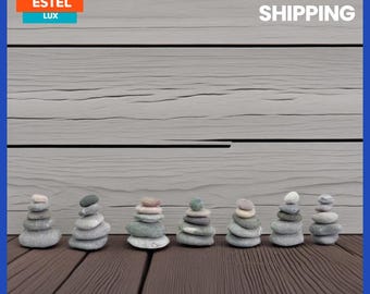 Zen Beach Pebbles for Balancing Stacking  Sea Stones for Meditation Relaxation Rocks Set Sea Pebble Stress Relief and Inner Peace