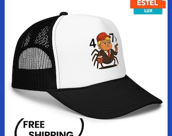 Classic Trucker Cap  Vintage Trucker Hat for Daddy  Fashion Baseball Cap  Trump USA Trucker Cap Trendy Trucker  Cool Summer Hat