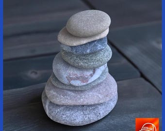 Meditation  Sea Stone Set Balancing Stones Stone stacking Beach stone Beach pebbles Balancing stone set Sea stone set Stress Relief Gift