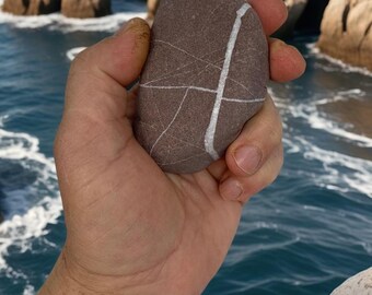 Beautiful rare sea stone Coastal pebbles Stones for crafts Gift to friend Beach stone Sea stones Pebbles for aquarium Pebbles for rock art